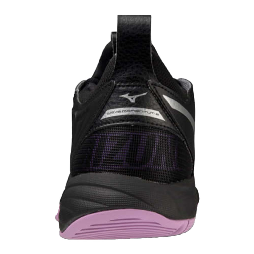Mizuno | Womens Wave Momentum 2 NB (Black/Purple)