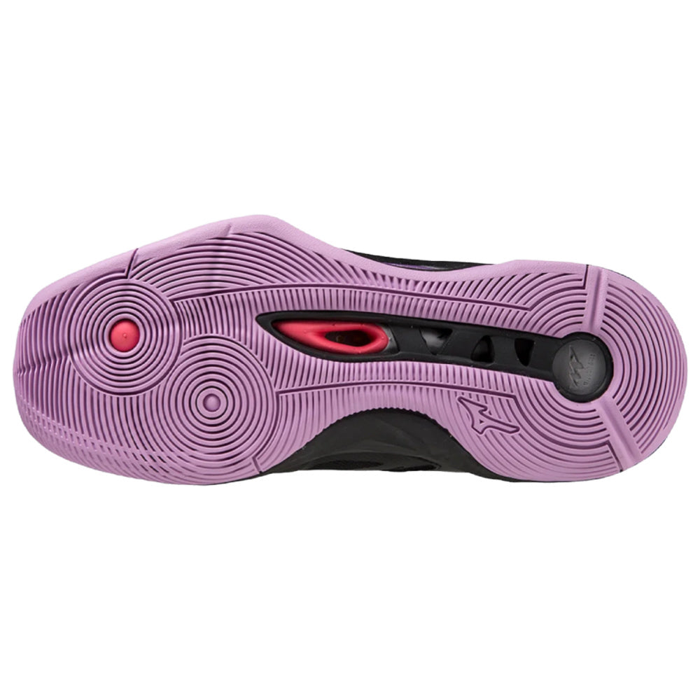 Mizuno | Womens Wave Momentum 2 NB (Black/Purple)