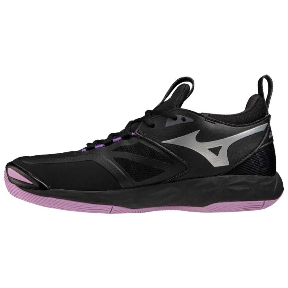 Mizuno | Womens Wave Momentum 2 NB (Black/Purple)