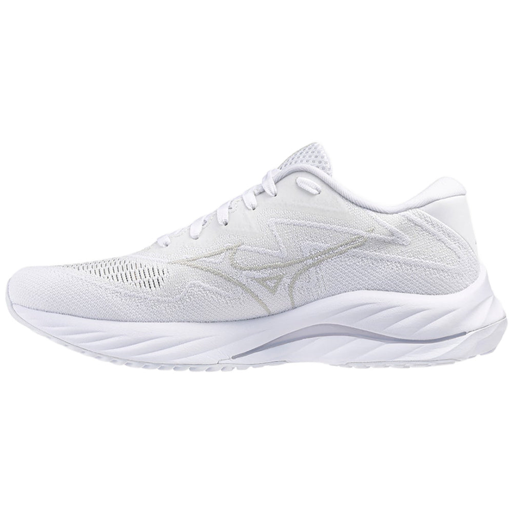 Mizuno | Womens Wave Rider 27 SSW (White/Nimbus Cloud)