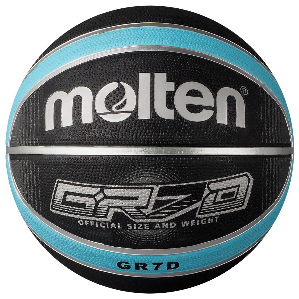 Molten | GRX Series Rubber Outdoor Basketball Size 7 (Black/Blue)