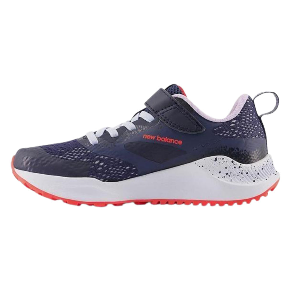 New Balance | Kids Dynasoft Nitrel V5 Bungee Lace with Top Strap (Eclipse/Electric Red)