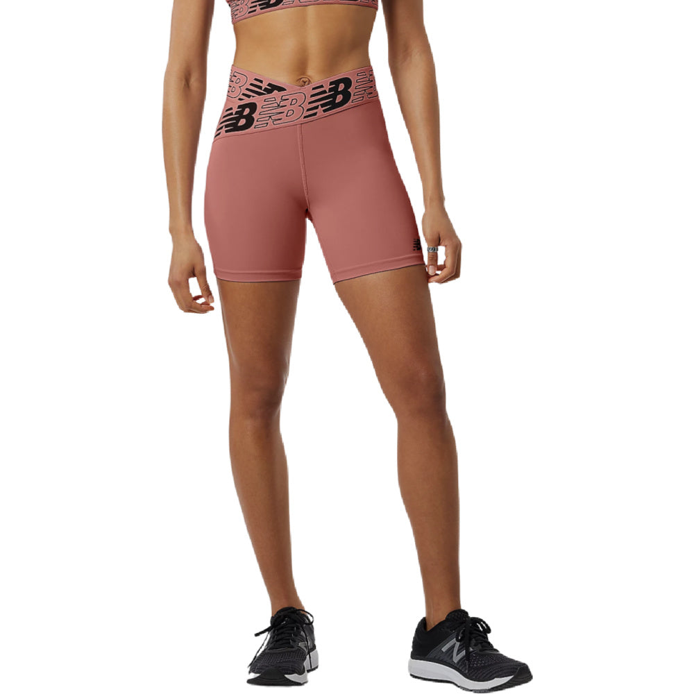 New Balance | Womens Relentless Fitted Short (Mineral Red)