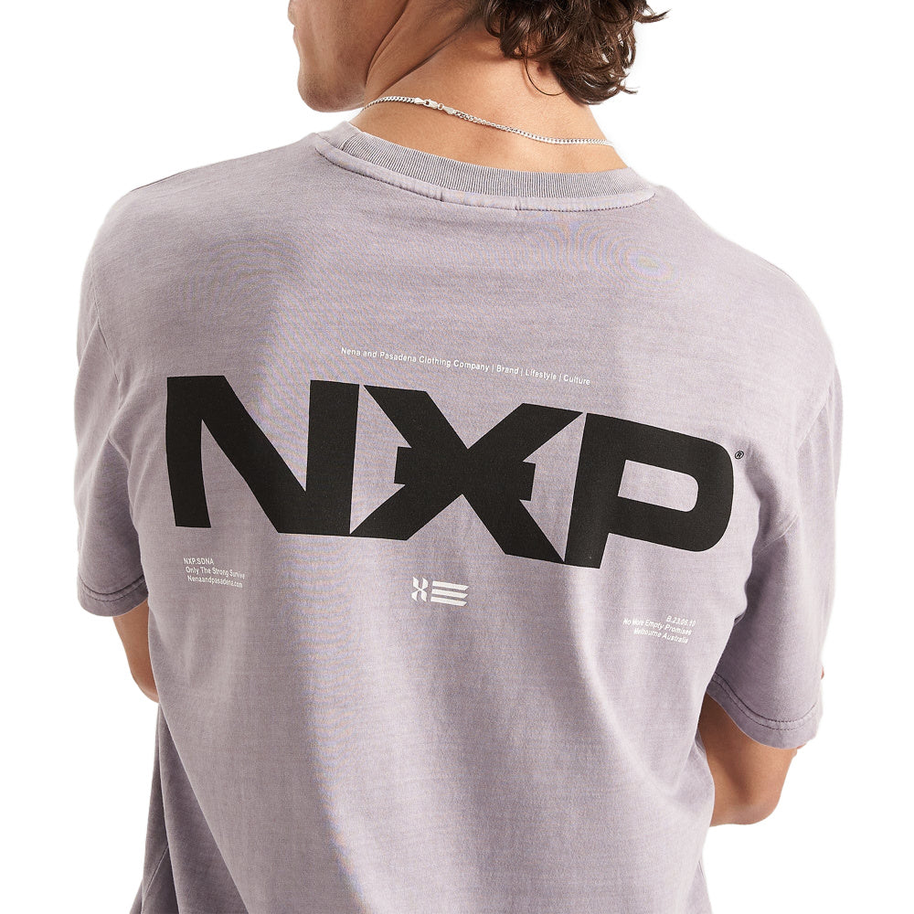 NXP | Mens Blast Scoop Back Tee (Pigment Dusk)