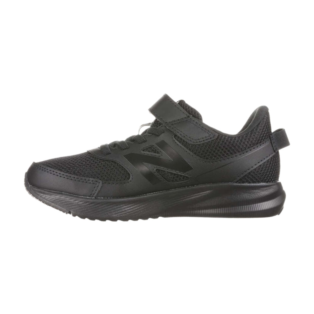 New Balance | Kids 570 V3 Bungee Lace With Top Strap (Black/Black)