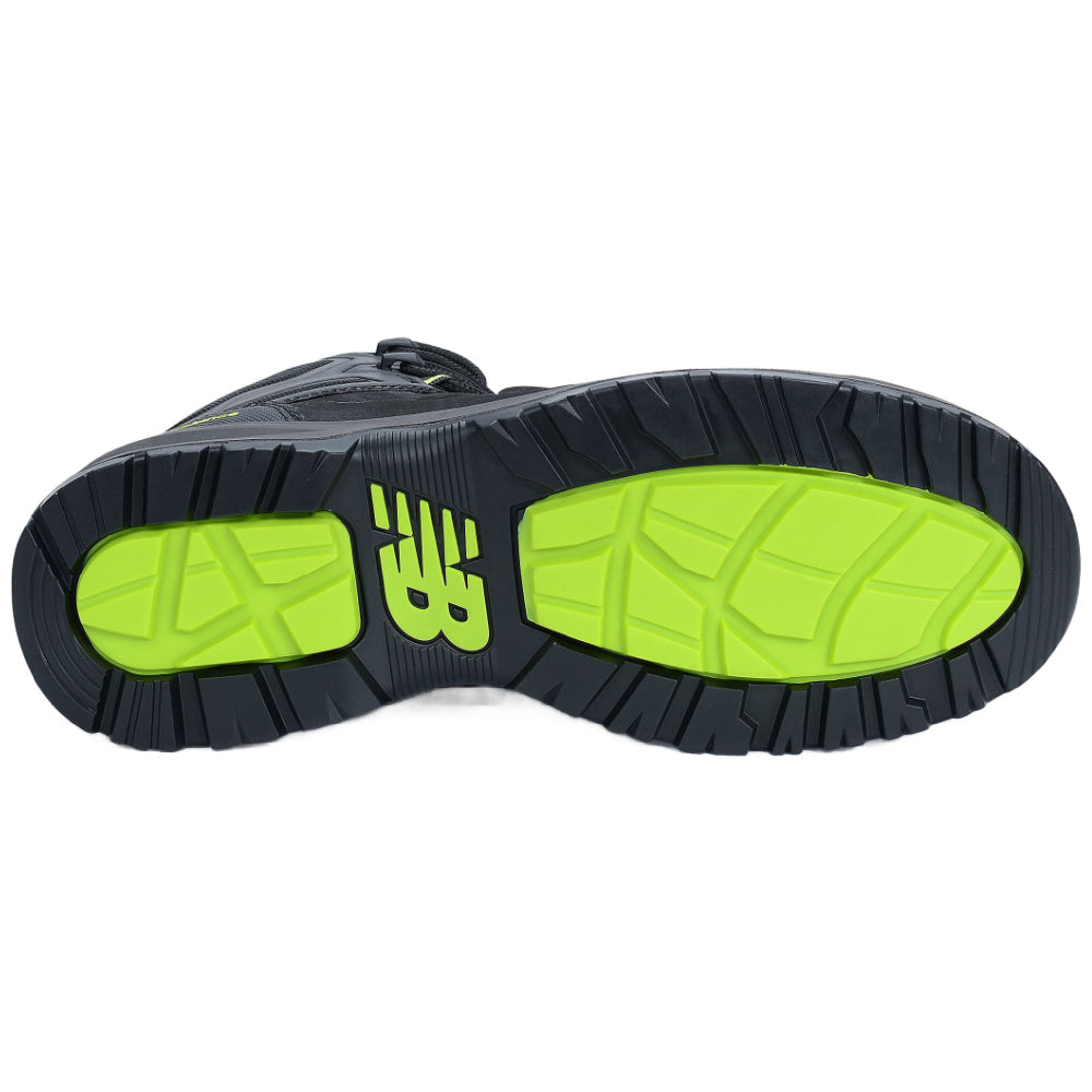 New Balance | Mens Calibre Side Zip Composite Toe Slip-Resistant Safety Boots 2E-Wide (Black)