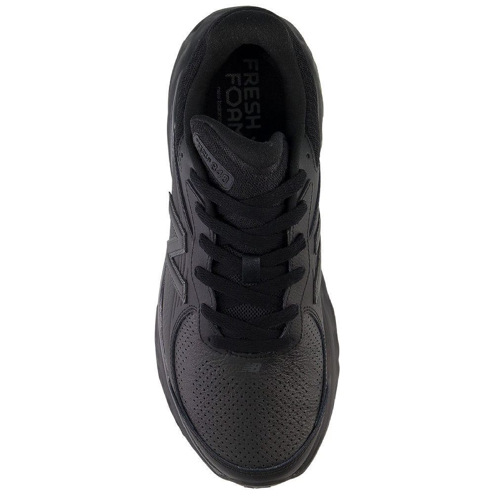 New Balance | Mens Fresh Foam X 840F Slip Resistant 2E-Wide (Black/Black)