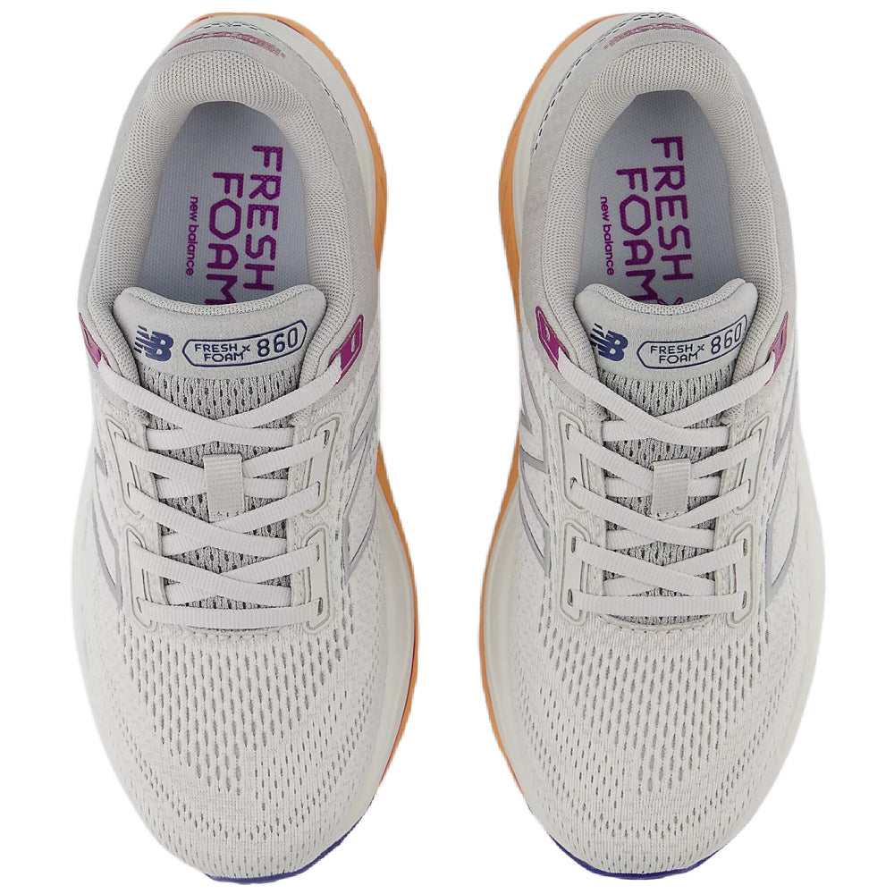 New Balance | Womens Fresh Foam X 860v14 D-Wide (Grey Matter/Copper/Silver Metallic)