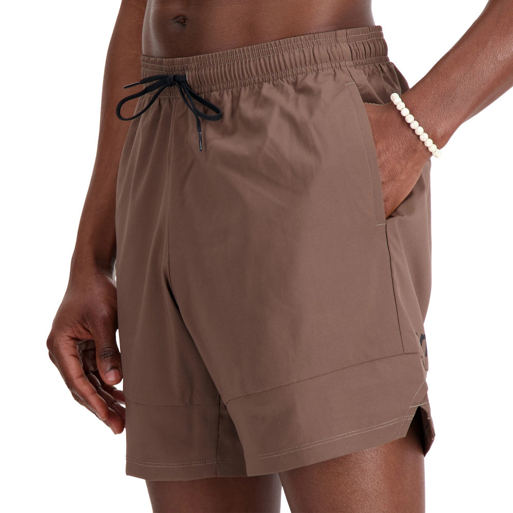 New Balance | Mens 7 Inch Tenacity Soild Woven Short (Dark Mushroom)