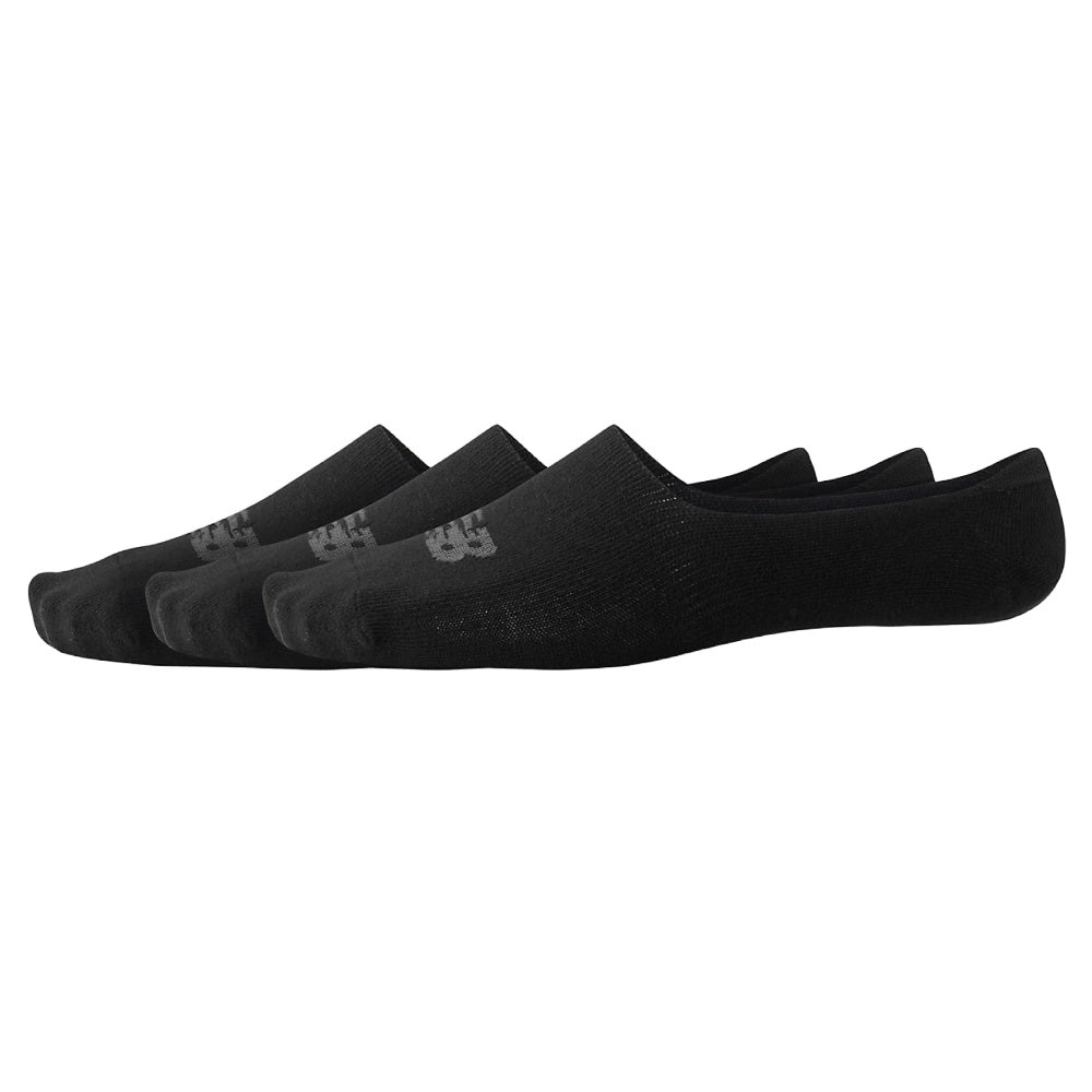 New Balance | Unisex Performance Cotton Liner Socks 3 Pack (Black)
