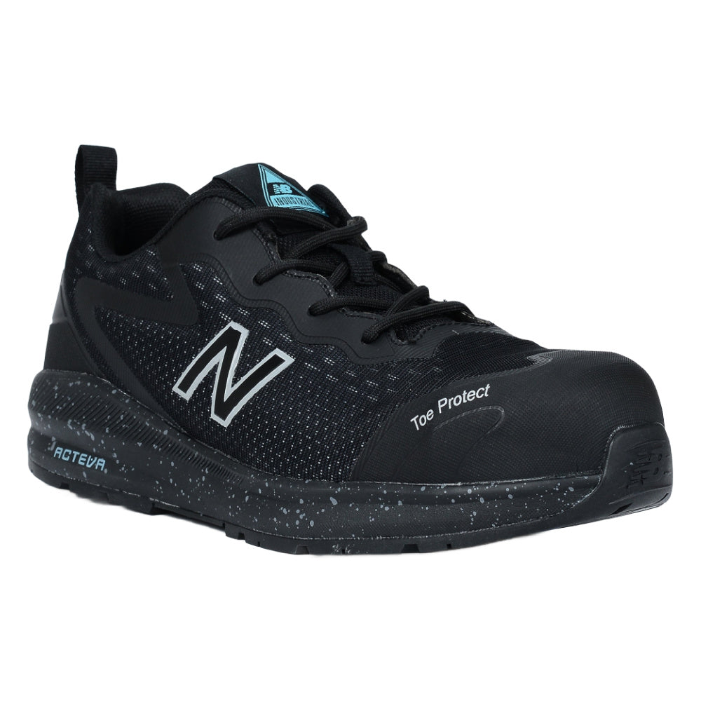 New Balance | Womens Logic Composite Toe Slip Resistant Safety Boots (Black/Blue)