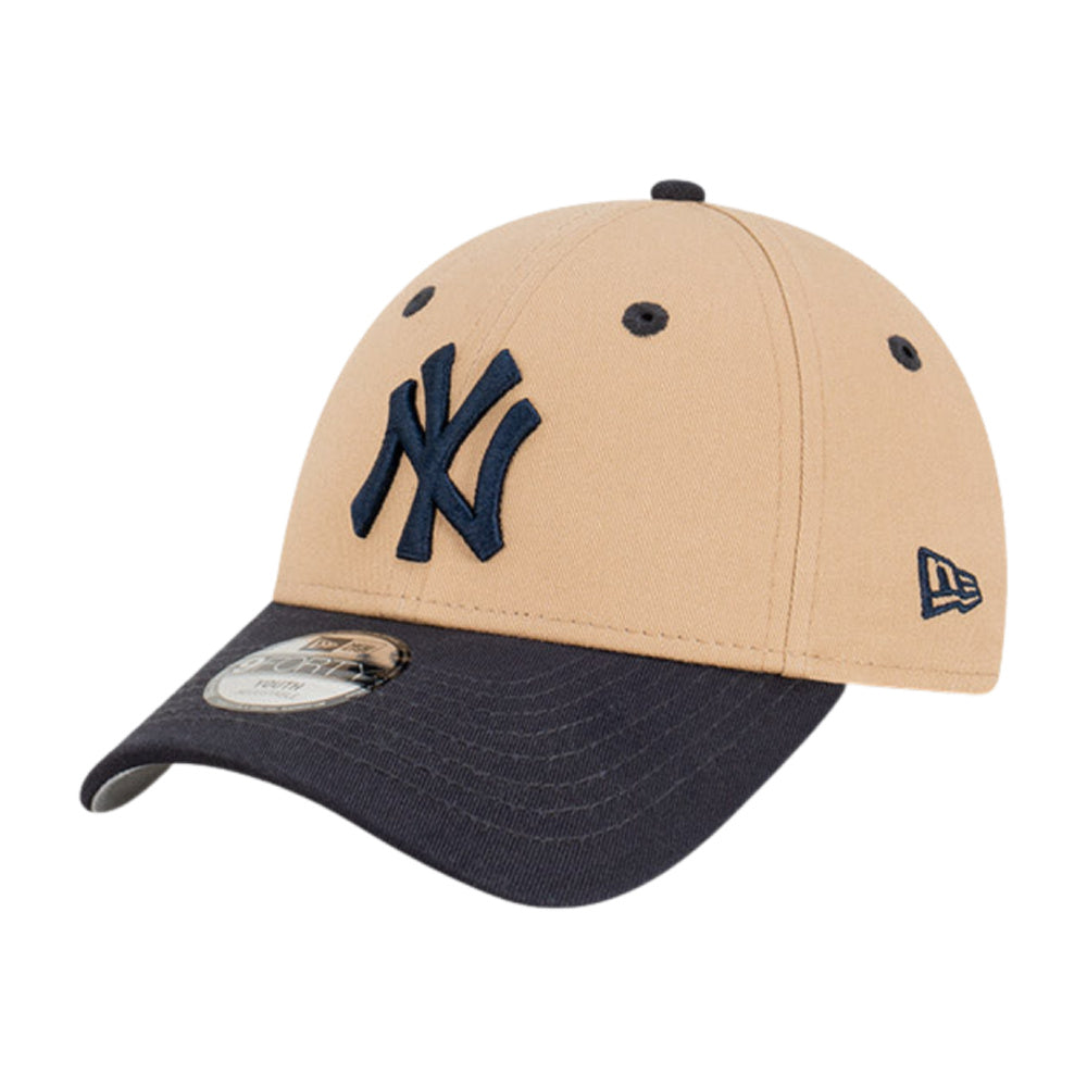 New Era | Youth 9Forty Clothstrap MLB 2-Tone New York Yankees (Camel/Navy)