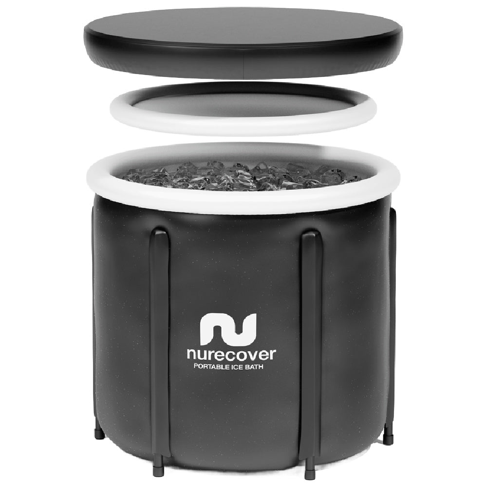 Nurecover | POD Complete Portable Ice Bath (Black/White)
