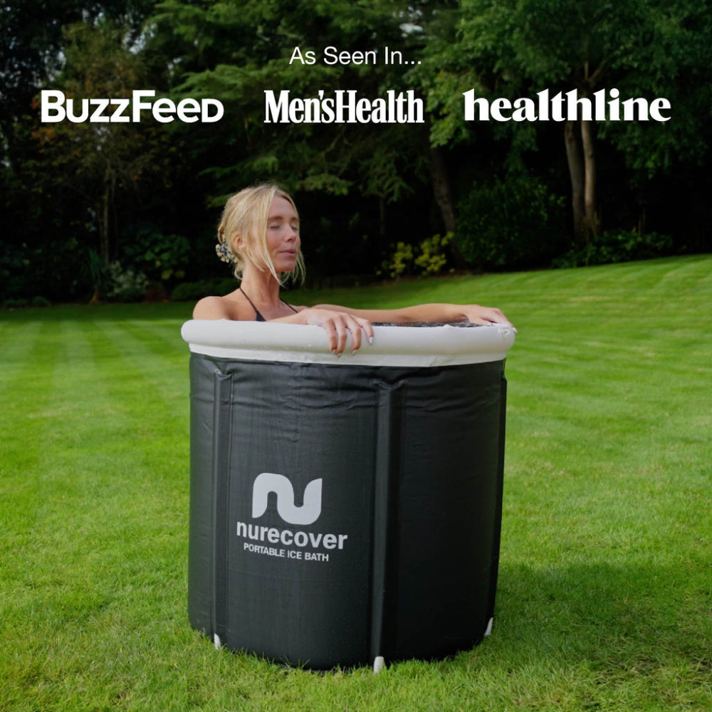 Nurecover | POD Complete Portable Ice Bath (Black/White)