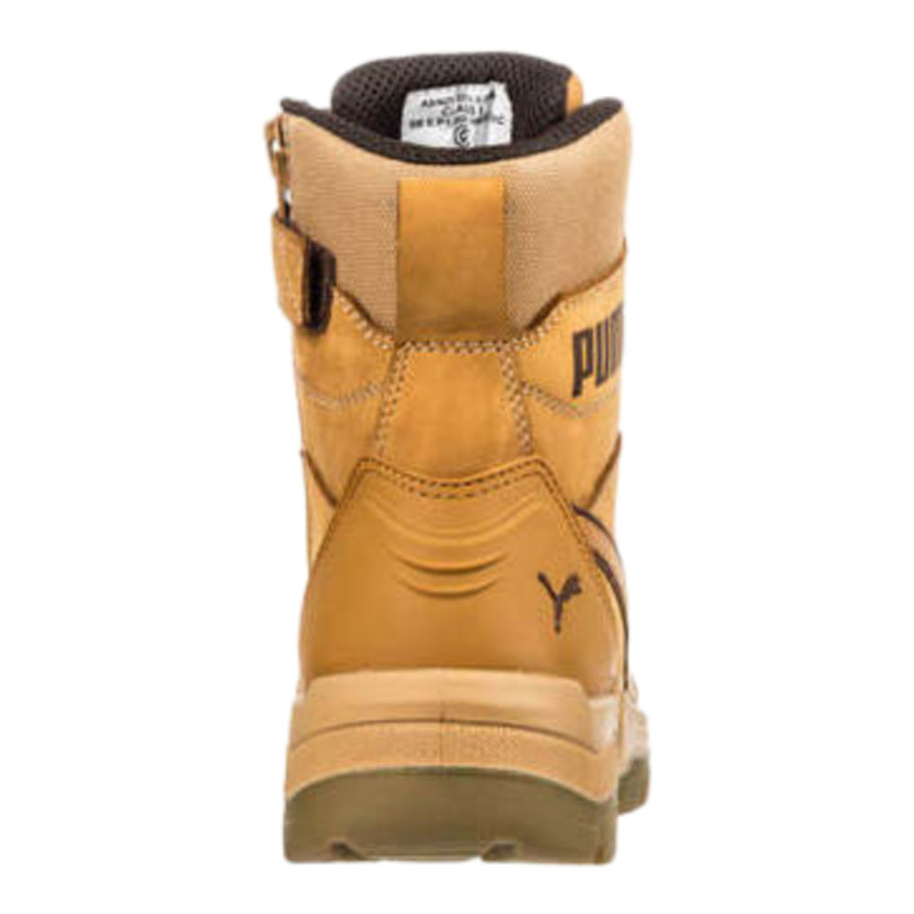 Puma Safety | Mens Conquest Side-Zip Waterproof Composite Toe Safety Boots (Wheat)