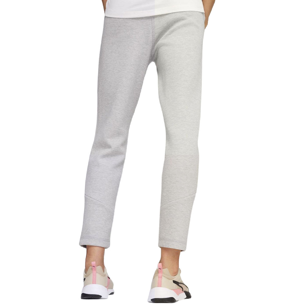 Puma | Womens Evostripe High-Waist Pants (Light Grey Heather)