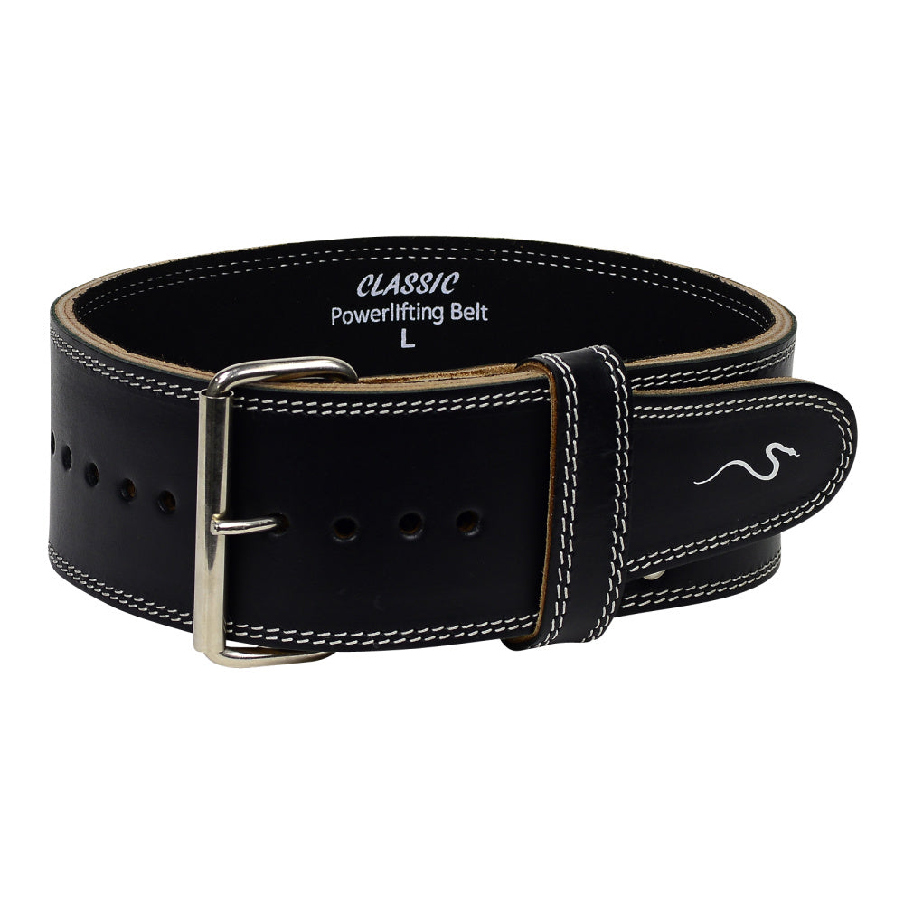 Rappd | 10mm Classic Powerlifting Belt Single Prong (Black)