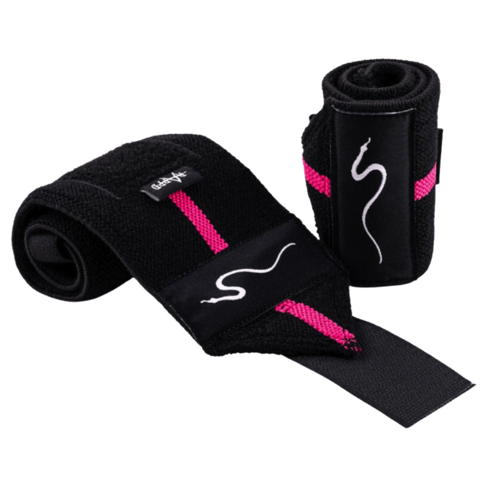 Rappd | 13" Wrist Wraps (Black/Pink)