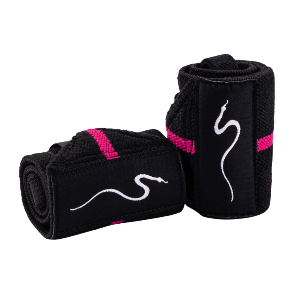 Rappd | 13" Wrist Wraps (Black/Pink)