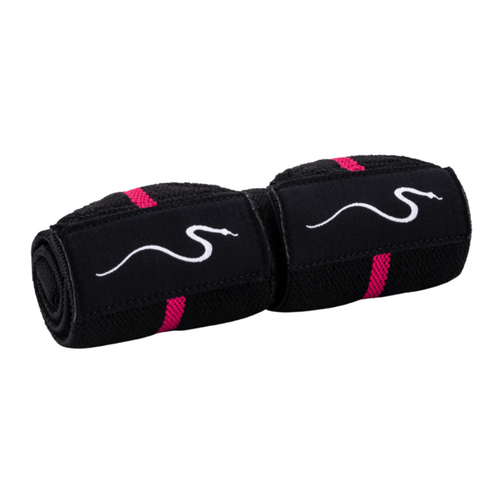 Rappd | 13" Wrist Wraps (Black/Pink)