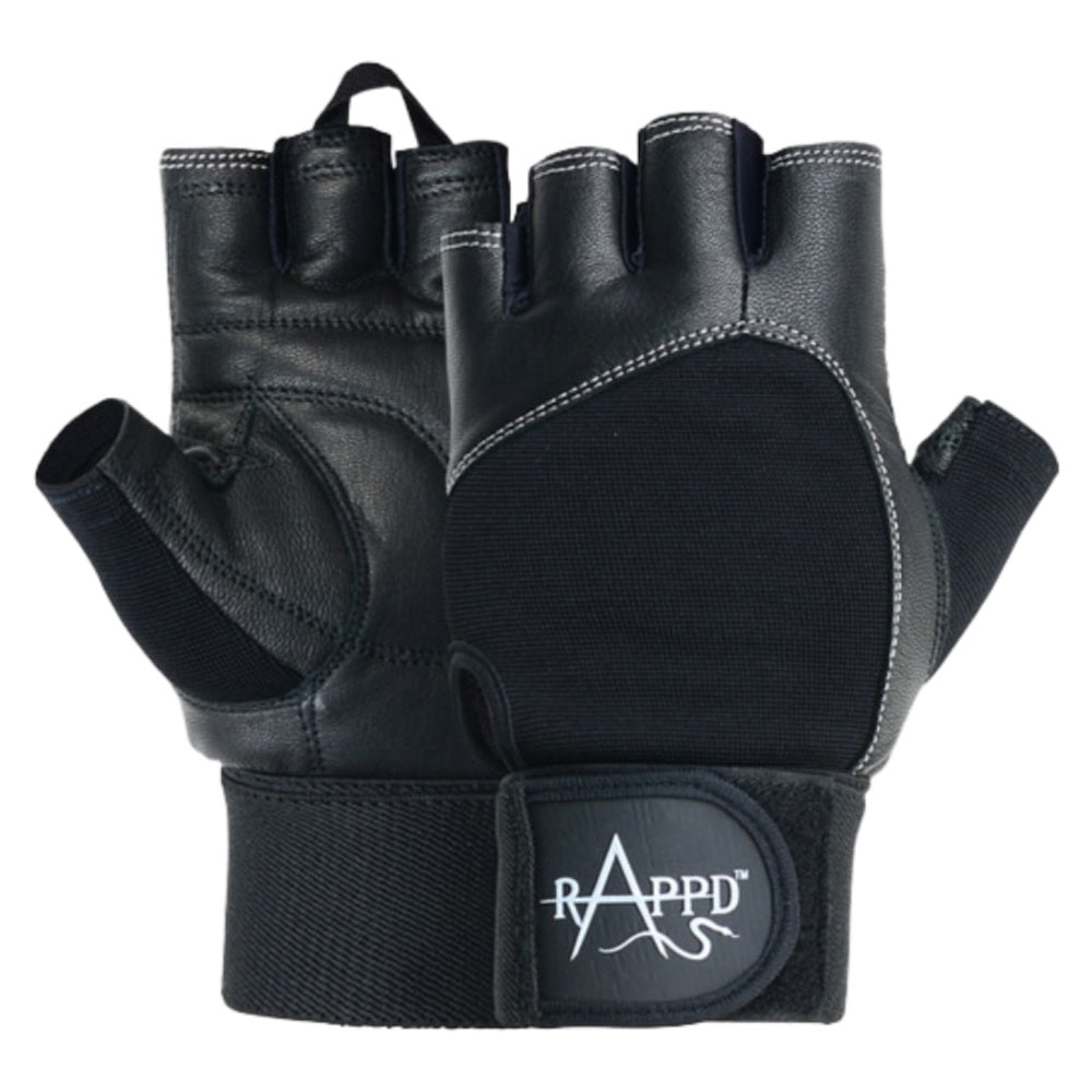 RAPPD | UNISEX G FORCE GLOVE WITH WRIST SUPPORT (BLACK)