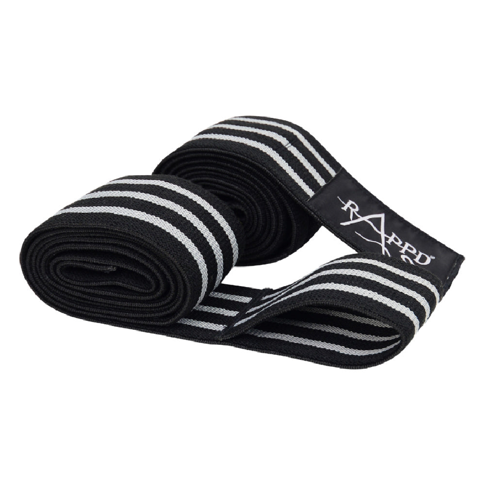 Rappd | Heavy Duty Elbow Wraps (Black/Grey)