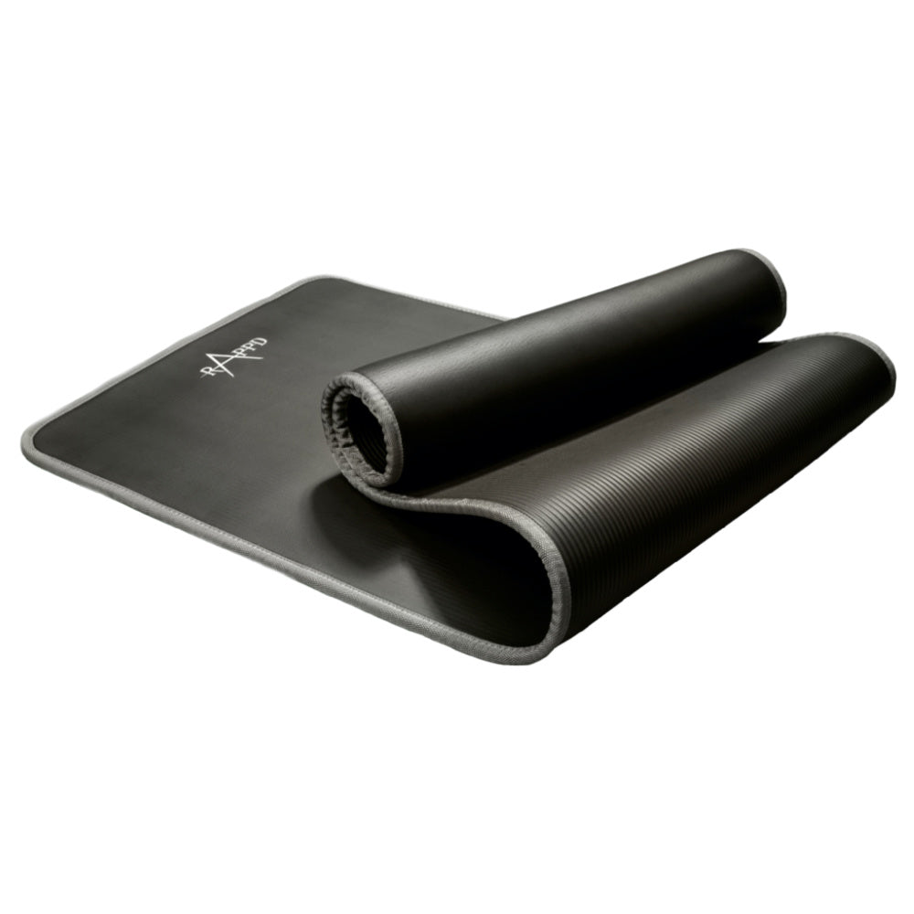 Rappd | NBR Exercise Mat 10mm (Black/Grey)