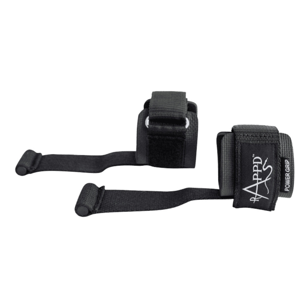 Rappd | Power Grip Lifting Straps (Black)