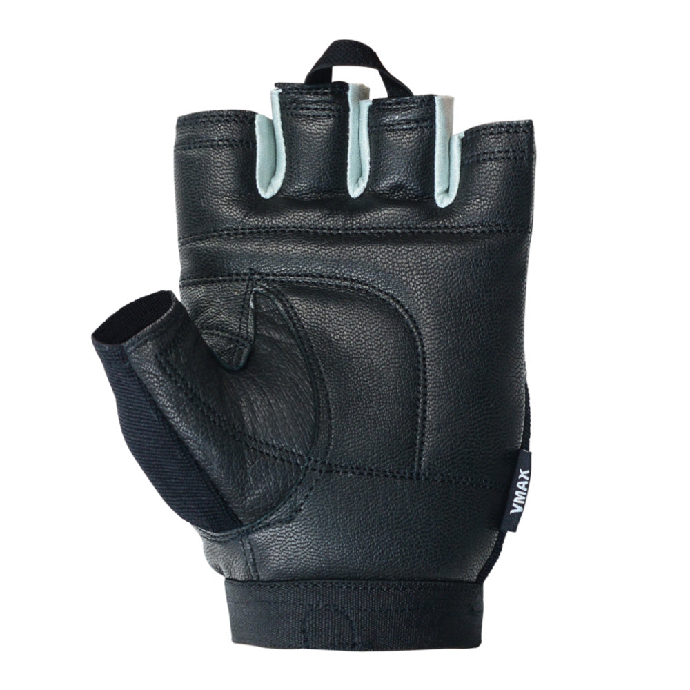 Rappd | Unisex V Max Leather Training Gloves (Black/Grey)