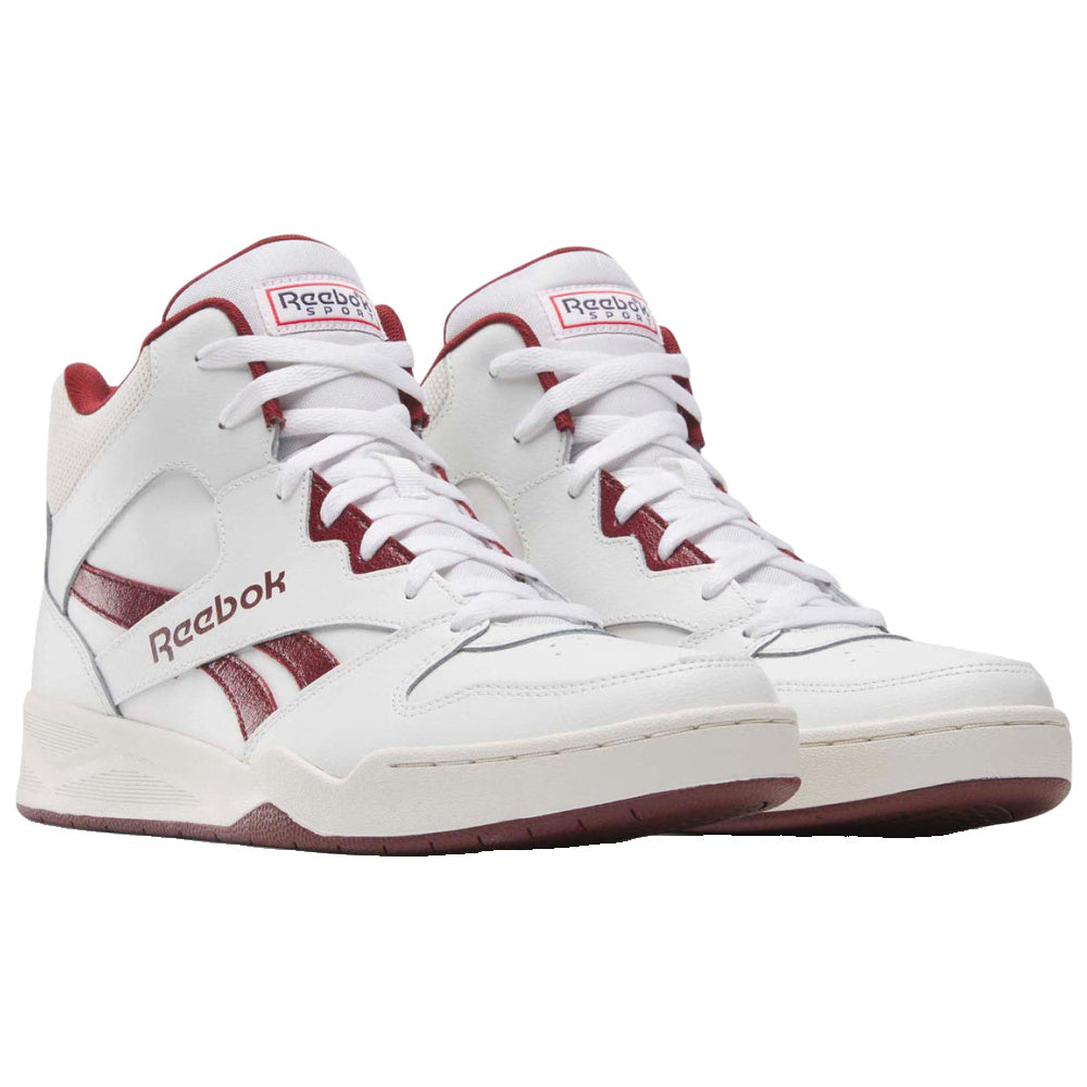 Reebok | Mens Royal BB4500 Hi2 (White/Maroon/Chalk)