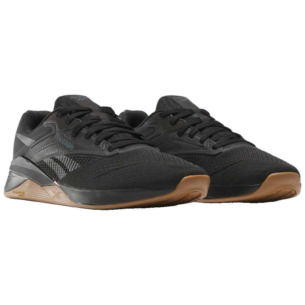 Reebok Mens Nano X4 (Black/Pure Grey/Gum) – Platinum Sports
