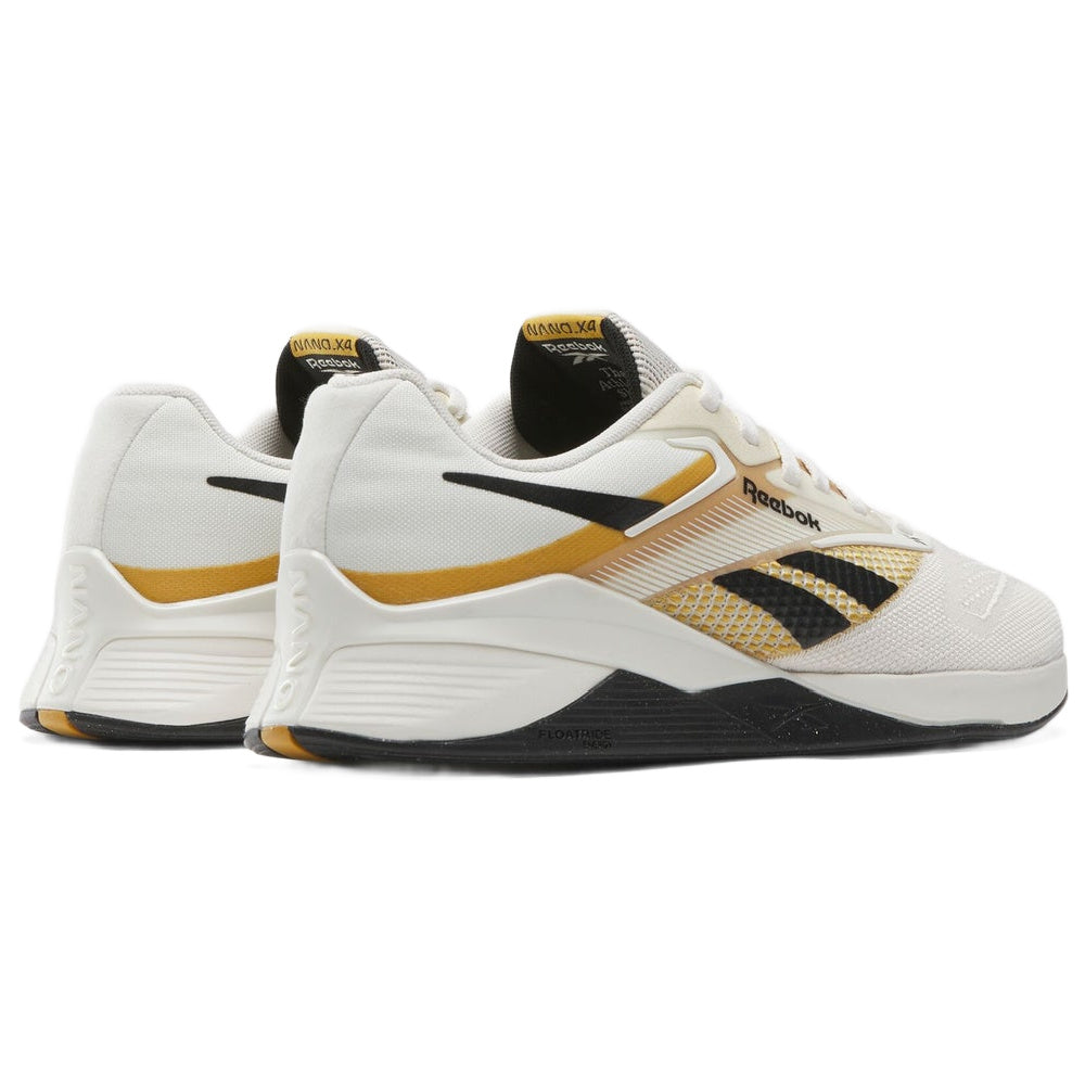 Reebok  | Mens Nano X4 (Chalk/Black/Retro Gold)