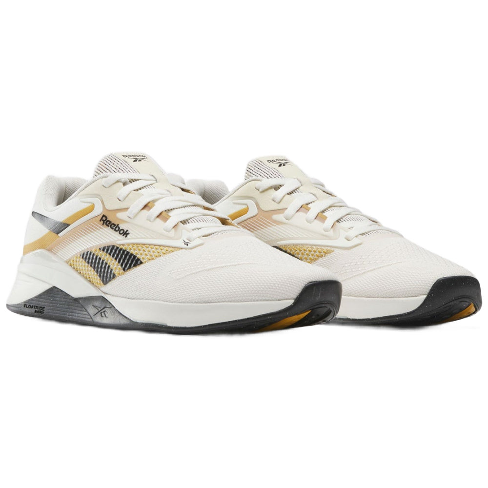 Reebok  | Mens Nano X4 (Chalk/Black/Retro Gold)
