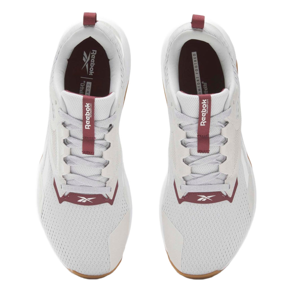 Reebok| Mens Nanoflex Tr 2 (Steely Fog/Cold Grey/Classic Maroon)