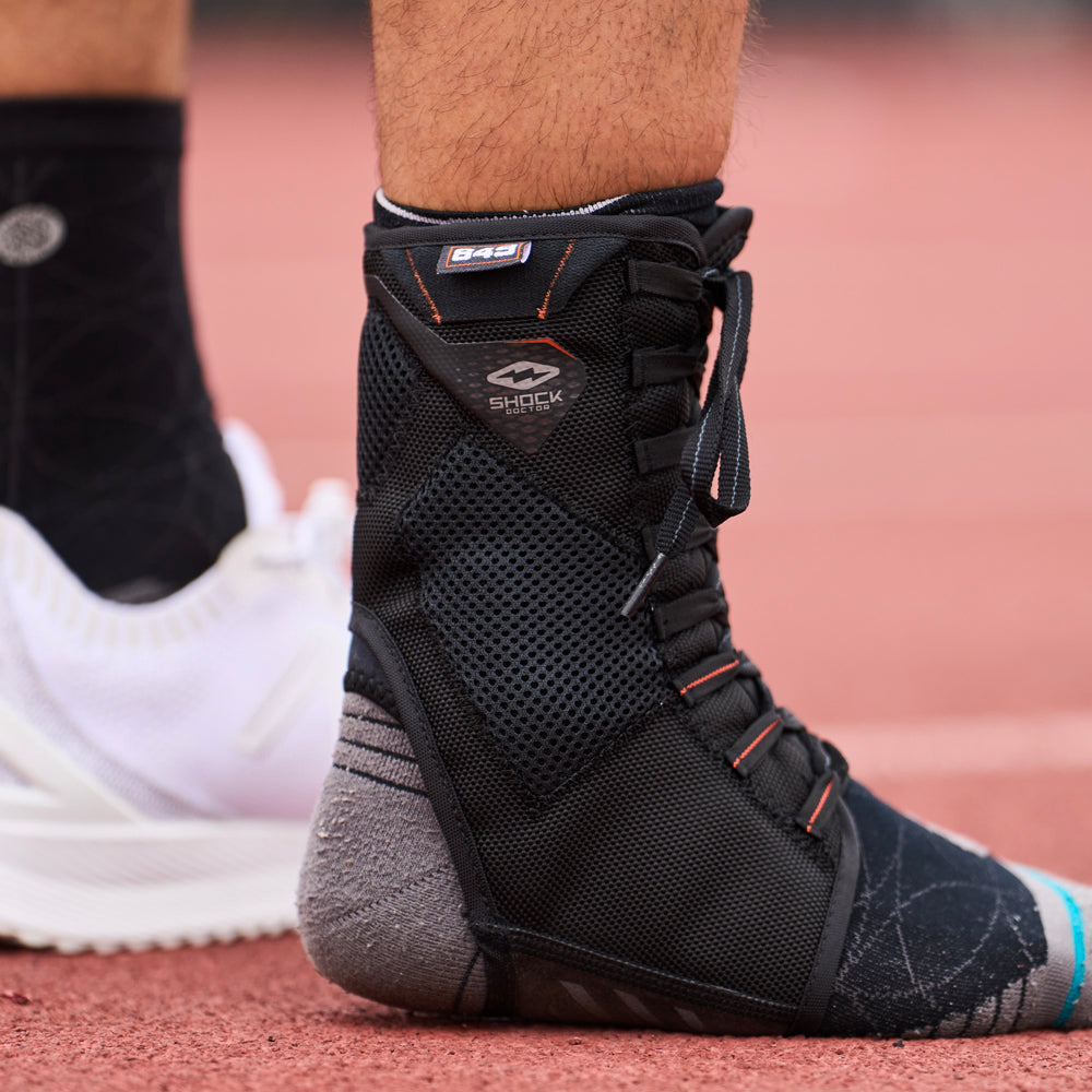 Shock Doctor | Ultra Gel Lace Ankle Support (Black)