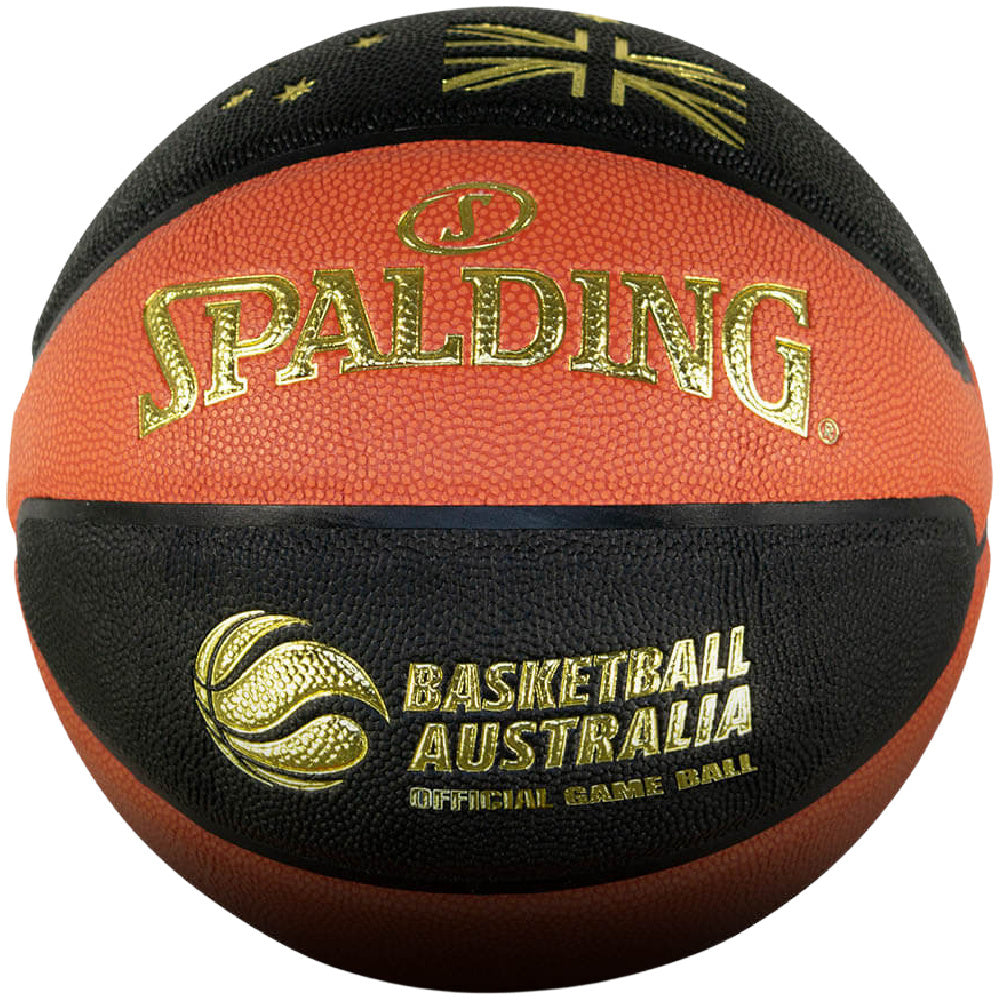 Spalding | TF-1000 Legacy Official Australia Basketball Game Ball Size 7 (Black/Orange)