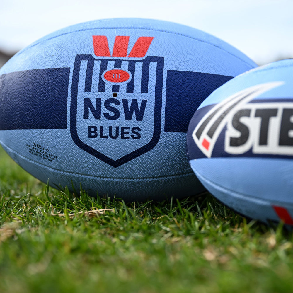 Steeden | NSW Blues State of Origin Supporter Ball Size 5 (Blue)