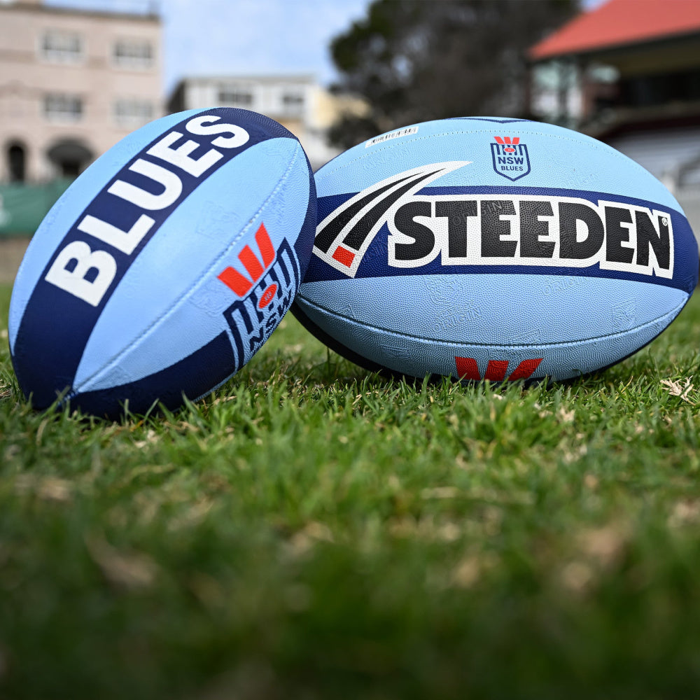 Steeden | NSW Blues State of Origin Supporter Ball Size 5 (Blue)
