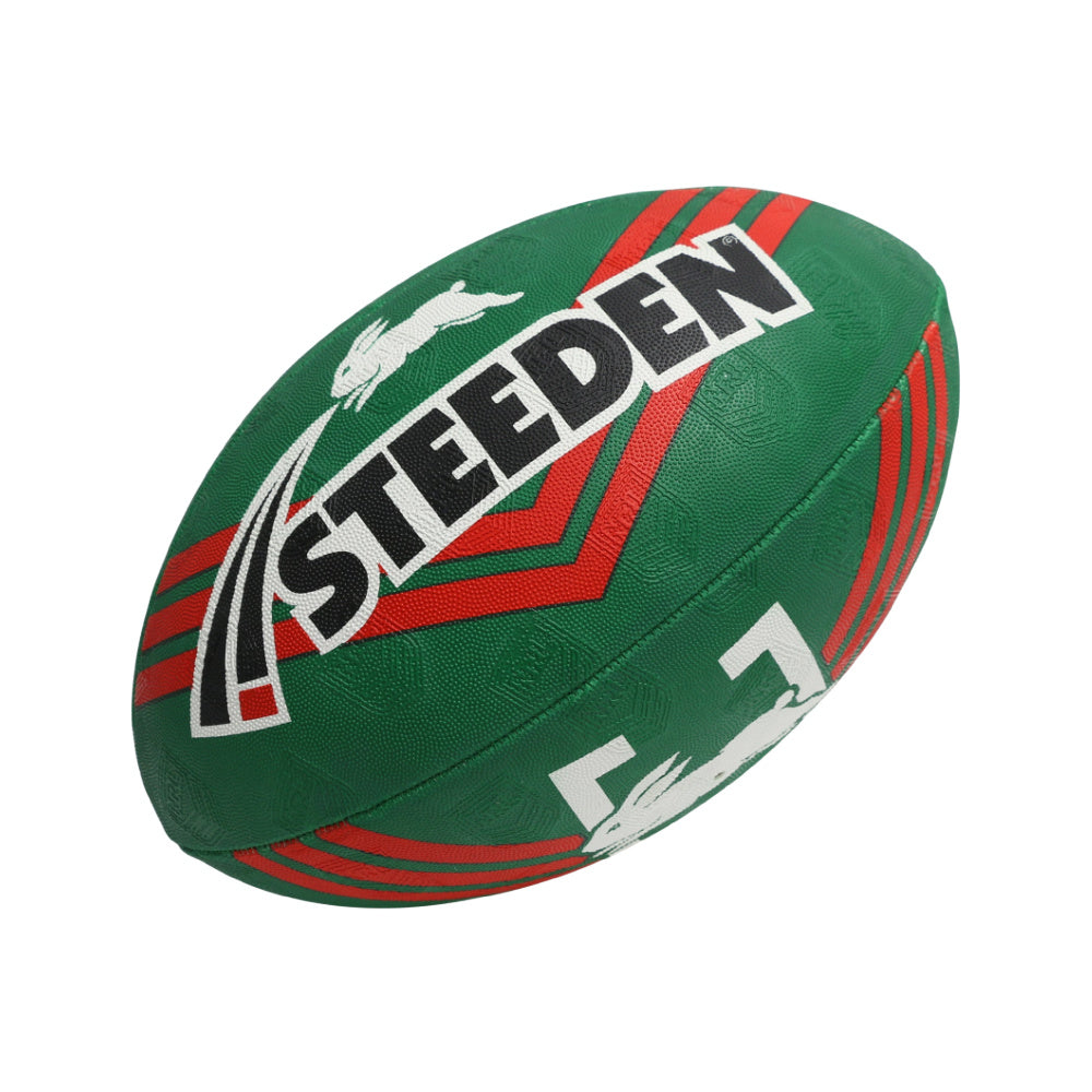 Steeden | NRL Supporter Ball South Sydney Rabbitohs 11 Inch (Green/Red)