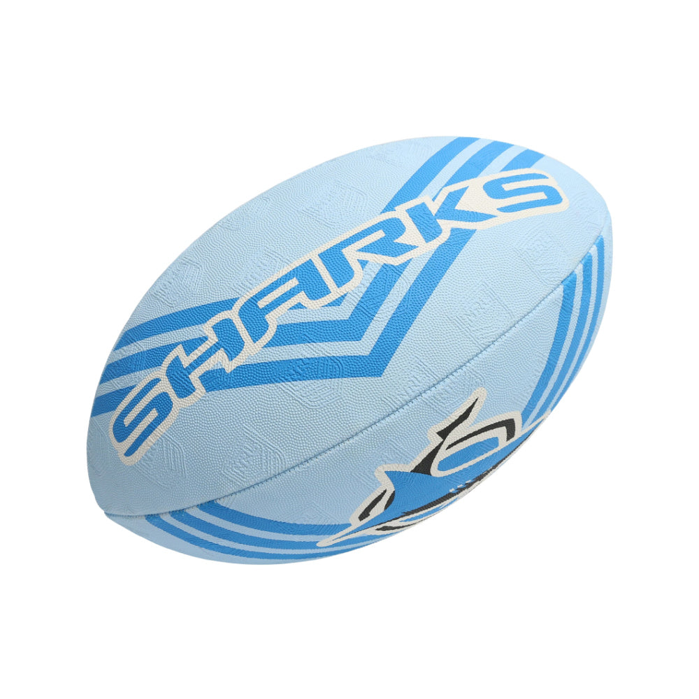 Steeden | NRL Supporter Ball Cronulla-Sutherland Sharks 11 Inch (Blue/Black)