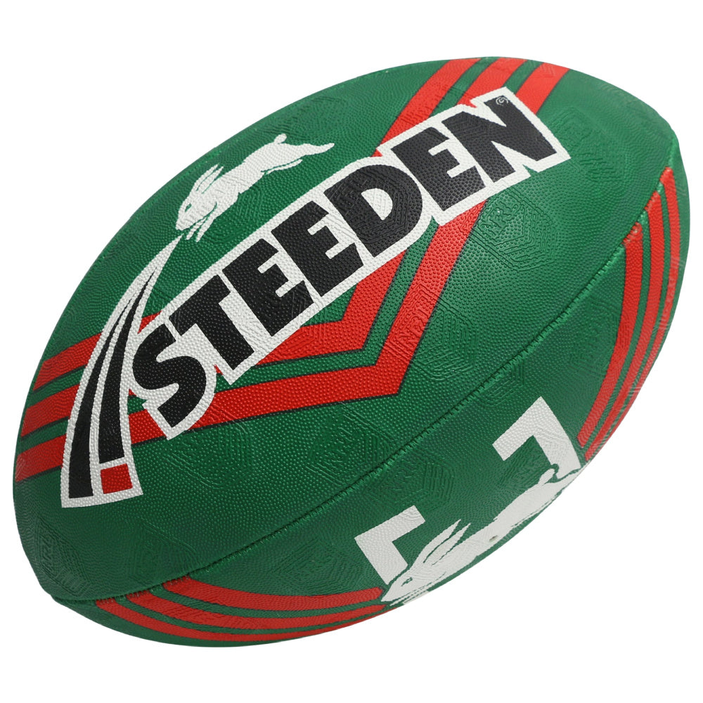 Steeden | NRL Supporter Ball South Sydney Rabbitohs Size 5 (Green/Red)