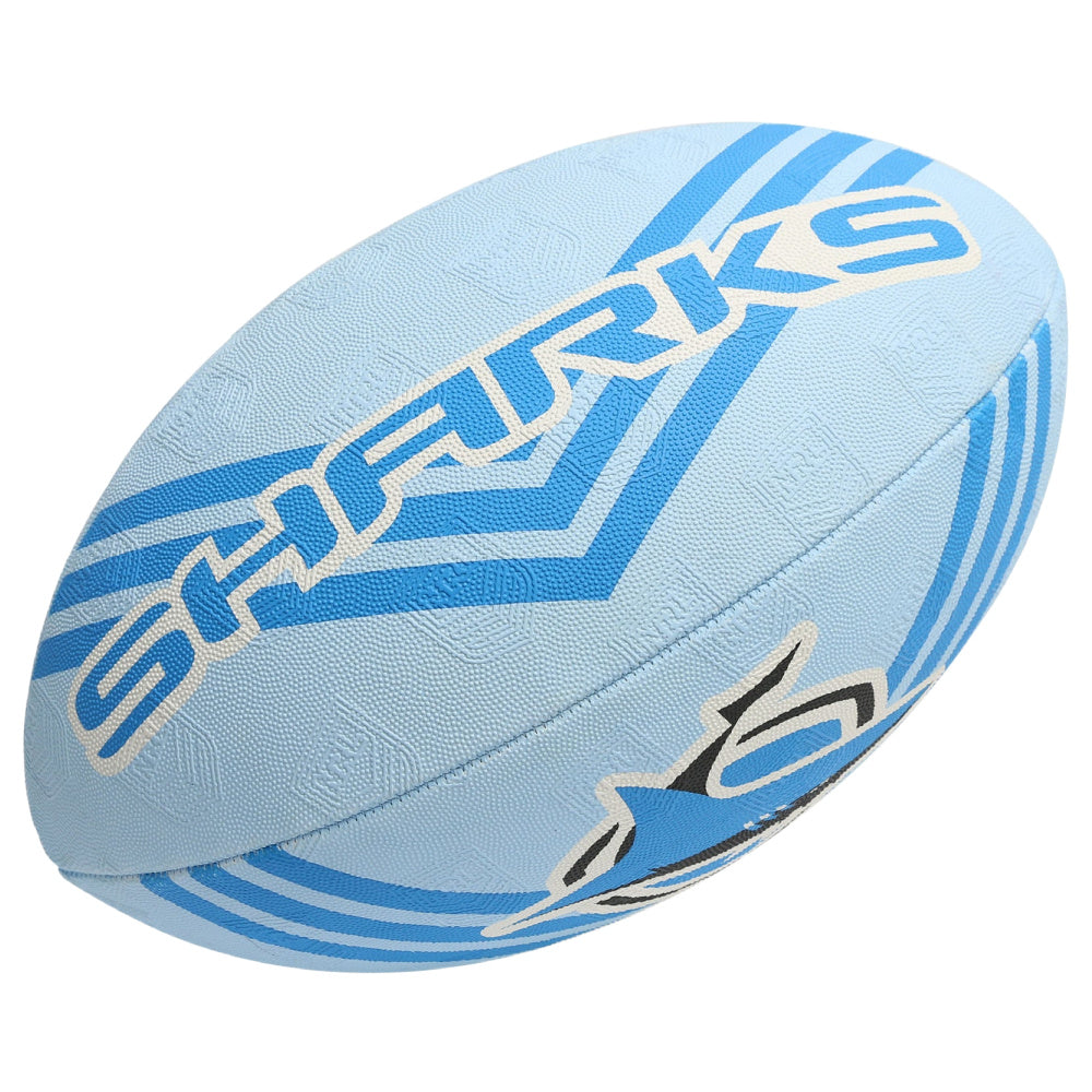Steeden | NRL Supporter Ball Cronulla-Sutherland Sharks Size 5 (Blue/Black/White)
