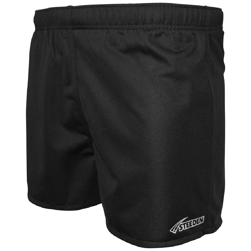 Steeden | Unisex Rugby League Shorts (Black)