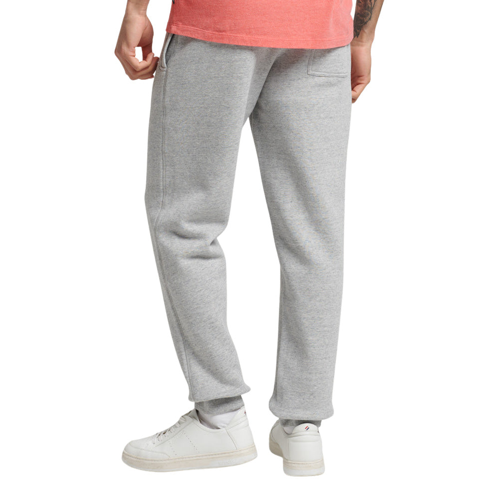 Superdry | Mens Organic Cotton Vintage Logo Embroidered Joggers (Athletic Grey Marle)