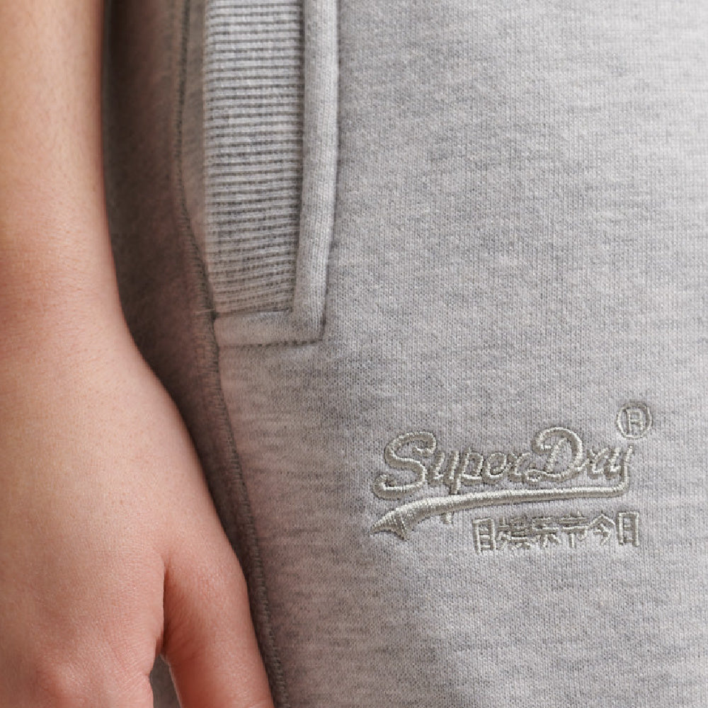 Superdry | Womens Organic Cotton Essential Logo Joggers (Glacier Grey Marle)