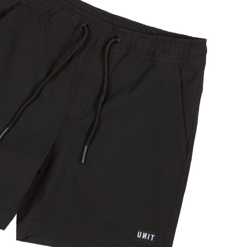 Unit | Youth Block 14" Elastic Shorts (Black)