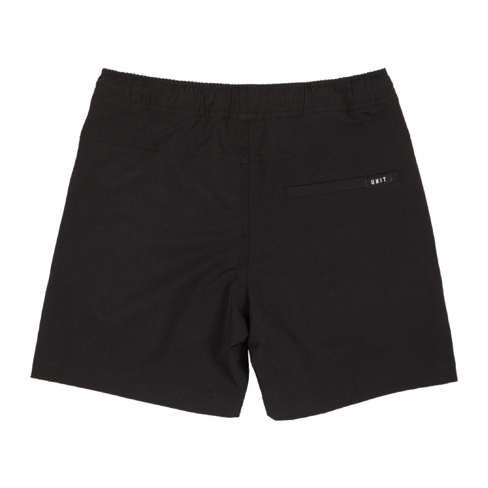 Unit | Youth Block 14" Elastic Shorts (Black)