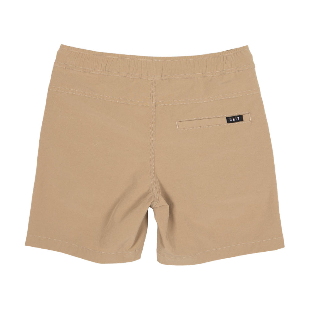 Unit | Youth Block 14" Elastic Shorts (Khaki)