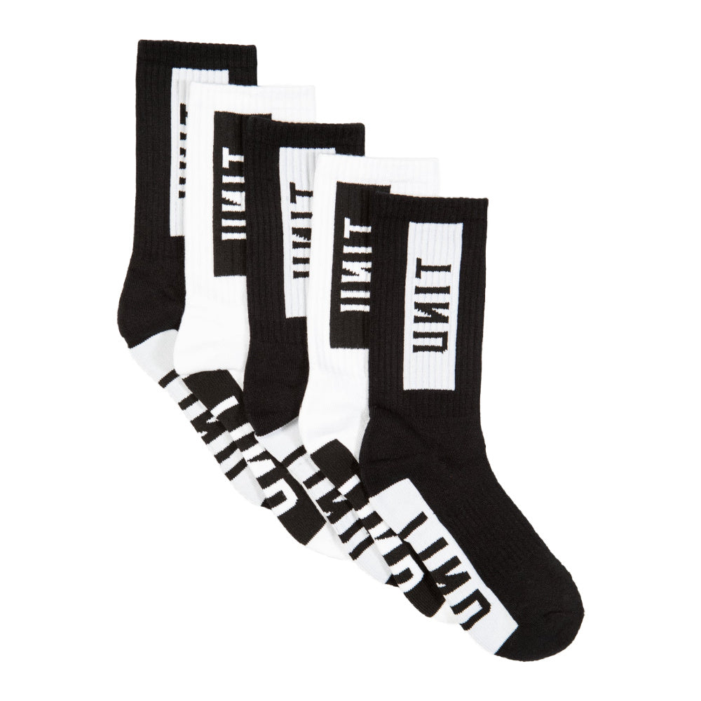 Unit | Youth Fixed Bamboo Socks Hi-Lux 5 Pack (Multi)