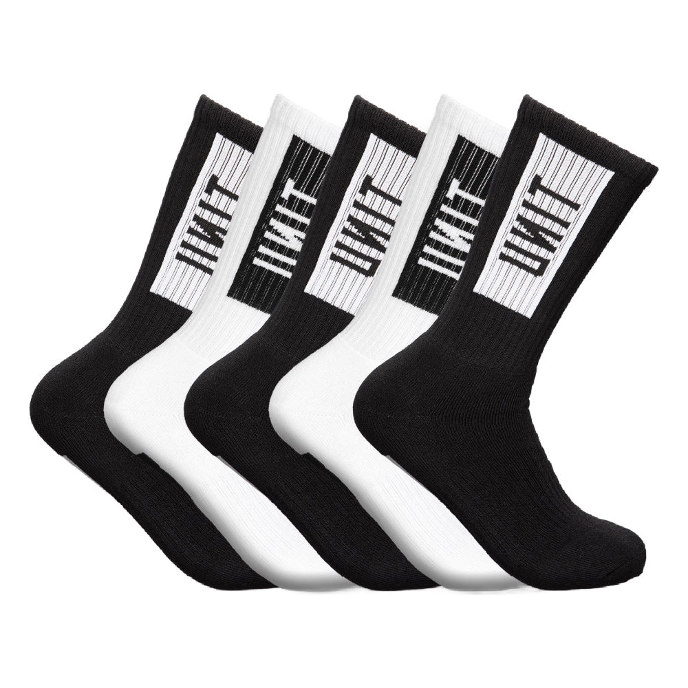 Unit | Youth Fixed Bamboo Socks Hi-Lux 5 Pack (Multi)